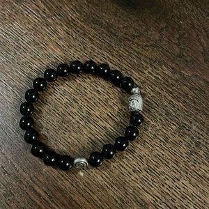 Black onyx crystal bracelet